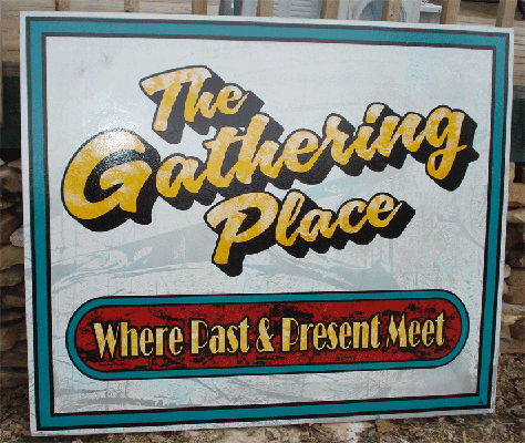 Gathering Place sign